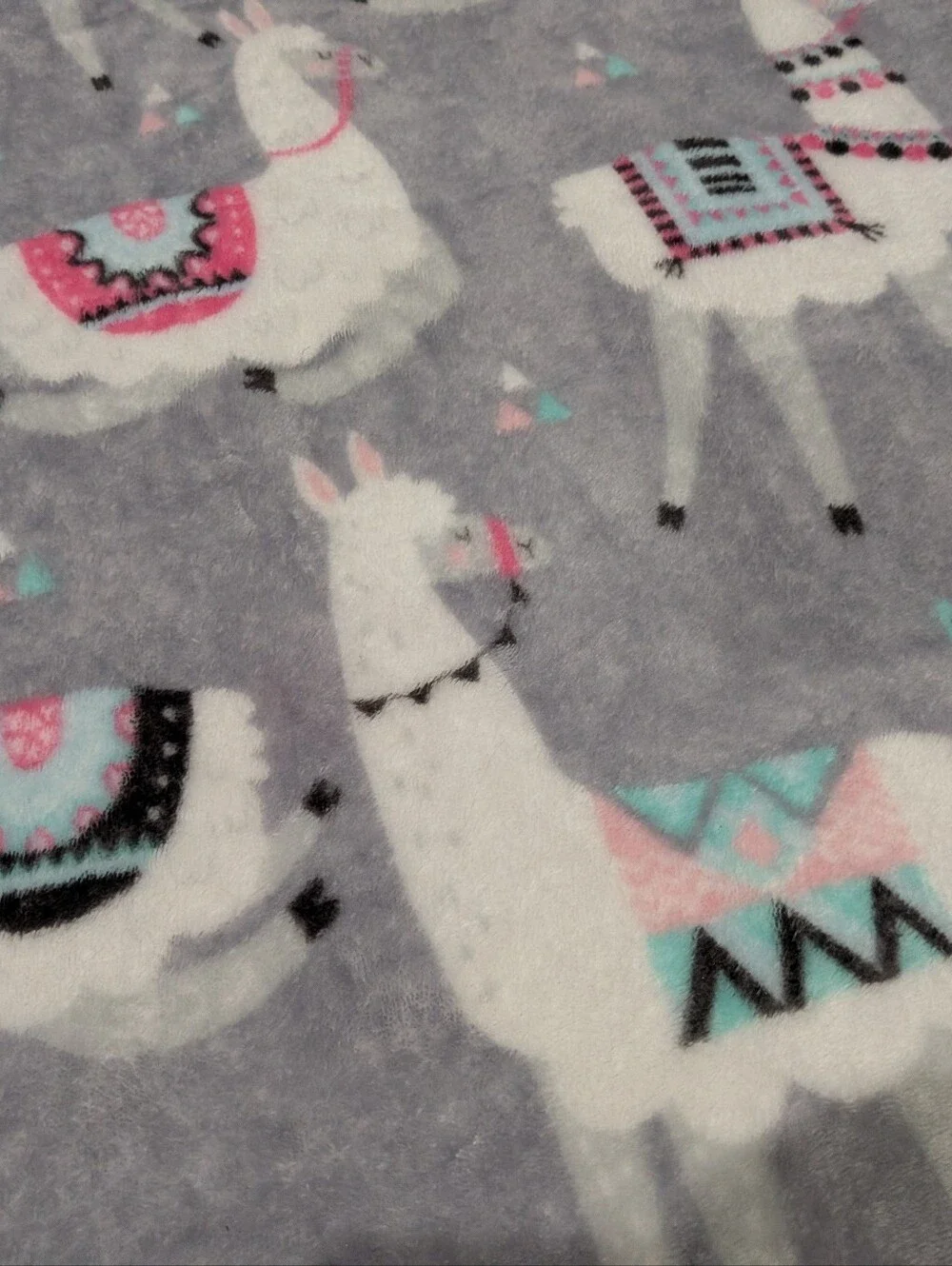 Adorable Llama Cactus Blanket Soft